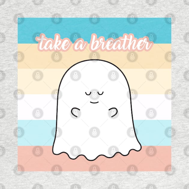 Gordie the Ghost (take a breather) | by queenie's cards by queenie's cards